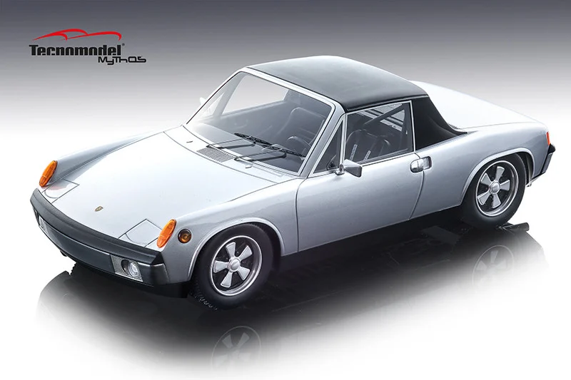 1974 Porsche 914/6 Silver Limited Edition to 60 pieces Worldwide 1/18 Model Car by Tecnomodel - Porsche Models