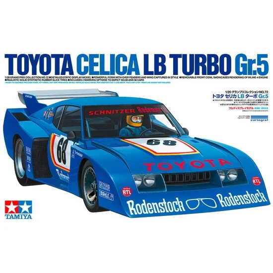 Tamiya 20072 1/20 Toyota Celica LB Turbo GR.5 - Model Cars