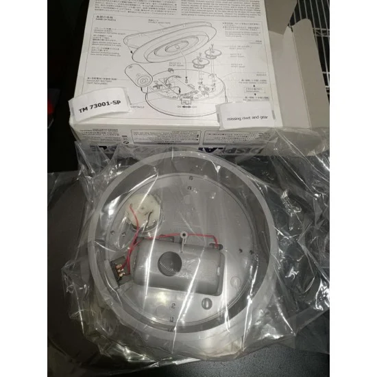 Tamiya 73001-SP Spare Parts for Display Turntable - Gray, Size: 200mm x 55mm (without rivet and gear)