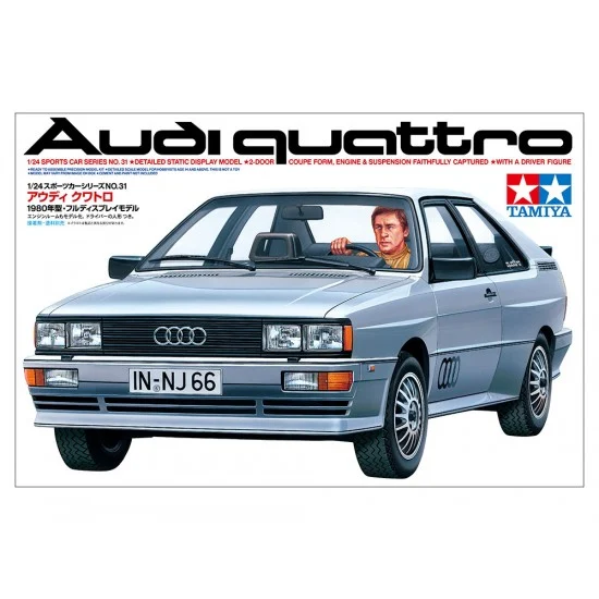 Tamiya 24031 1/24 Audi Quattro Sports Car - Model Cars