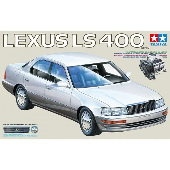 Tamiya 24114 1/24 Lexus LS 400 (UCF11L) Luxury Car - Model Cars