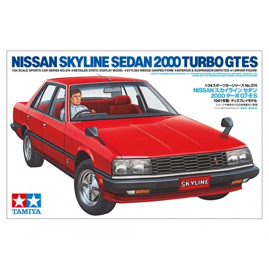 Tamiya 24374 1/24 Nissan Skyline Sedan 2000 Turbo GT-ES