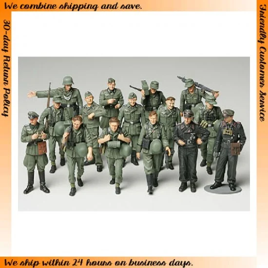 Tamiya 32530 1/48 WWII German Infantry On Maneuvers - Model Figures