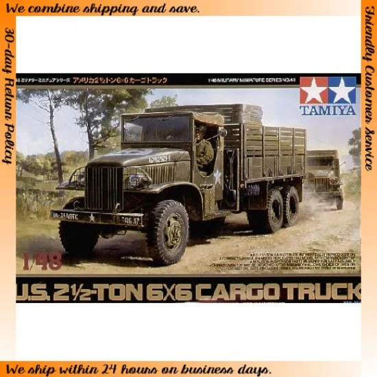 Tamiya 32548 1/48 US 2.5ton 6x6 Cargo Truck - Military Vehicles & Tanks