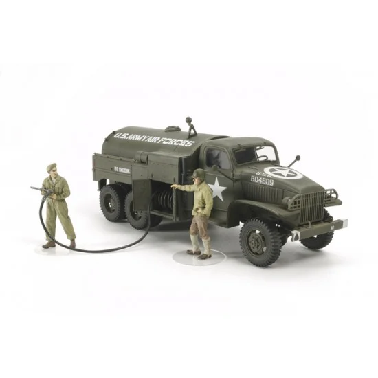 Tamiya 32579 1/48 US 2 1/2 Ton 6x6 Airfield Fuel Truck (w/3 figures) - Military Vehicles & Tanks
