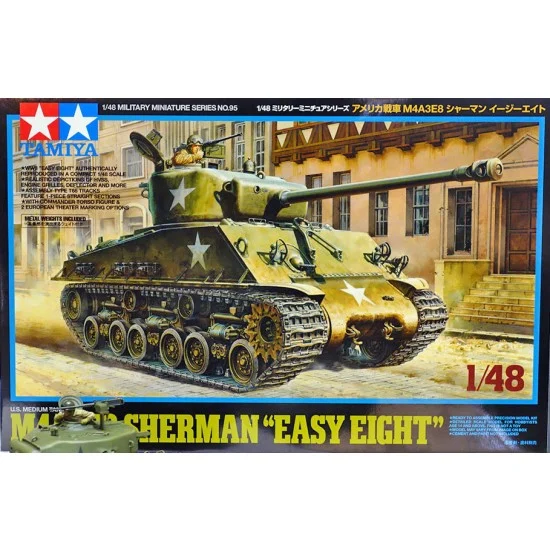 Tamiya 32595 1/48 US M4A3E8 Sherman - Military Vehicles & Tanks