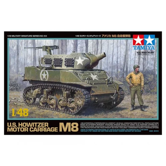Tamiya 32604 1/48 US Howitzer Motor Carriage M8 - Military Vehicles & Tanks