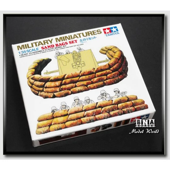 Tamiya 35025 1/35 Sand Bag Kit - Scenics & Diorama