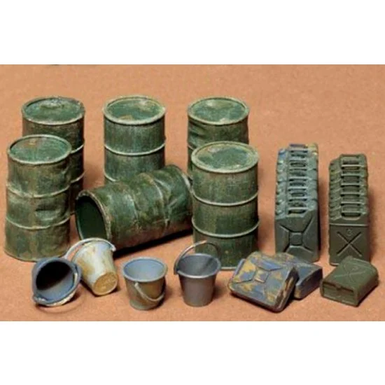 Tamiya 35026 1/35 Jerrycan Set - Scenics & Diorama
