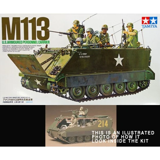 Tamiya 35040 1/35 US M113 Armoured Personnel Carrier - Military Vehicles & Tanks