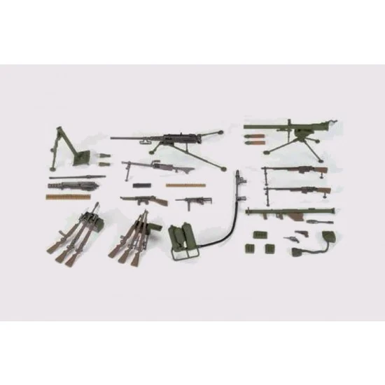 Tamiya 35121 1/35 US Infantry Weapons Set - Model Figures