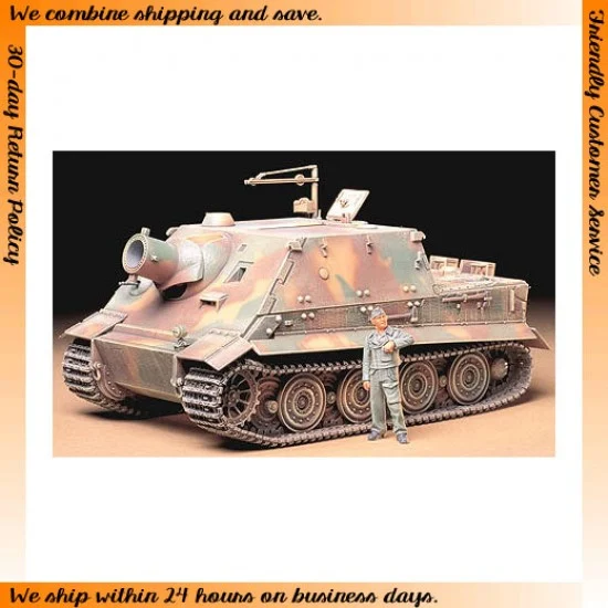 Tamiya 35177 1/35 German 38cm Assault Mortar Sturmtiger - Military Vehicles & Tanks