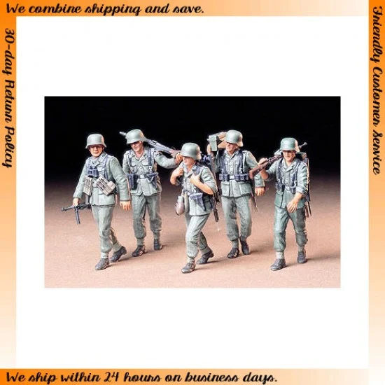 Tamiya 35184 1/35 German Machine Gun Crew-''On Maneuver''
