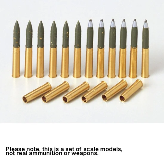 Tamiya 35191 1/35 M4 Sherman Brass 75mm Projectiles - Military Vehicles & Tanks