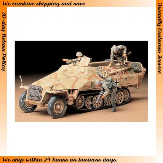 Tamiya 35195 1/35 Mtl.SPW SdKfz.251/1 Ausf.D Armoured Halftrack - Military Vehicles & Tanks