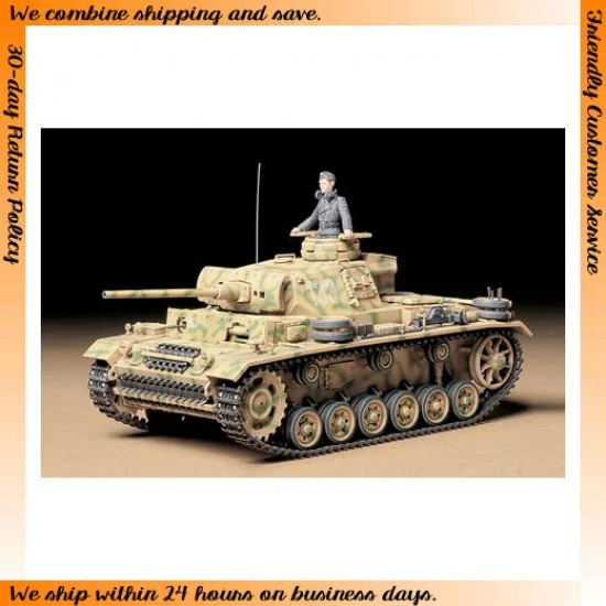 Tamiya 35215 1/35 German Panzer Kpfw.III Ausf.L - Military Vehicles & Tanks