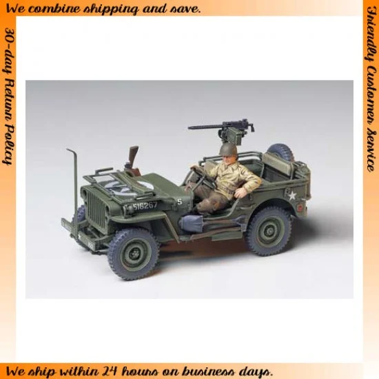 Tamiya 35219 1/35 Jeep Willys MB 1/4 Ton Truck w/Driver - Military Vehicles & Tanks