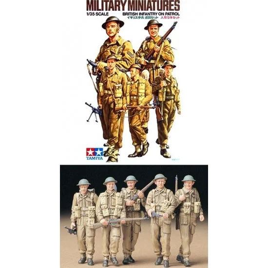 Tamiya 35223 1/35 British Infantry on Patrol - Model Figures