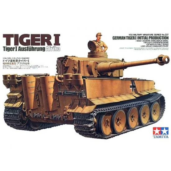 Tamiya 35227 1/35 German Tiger I Initial Production - Military Vehicles & Tanks