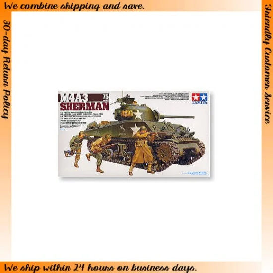 Tamiya 35250 1/35 M4A3 Sherman 75mm "Front Line Breakthrough" - Military Vehicles & Tanks