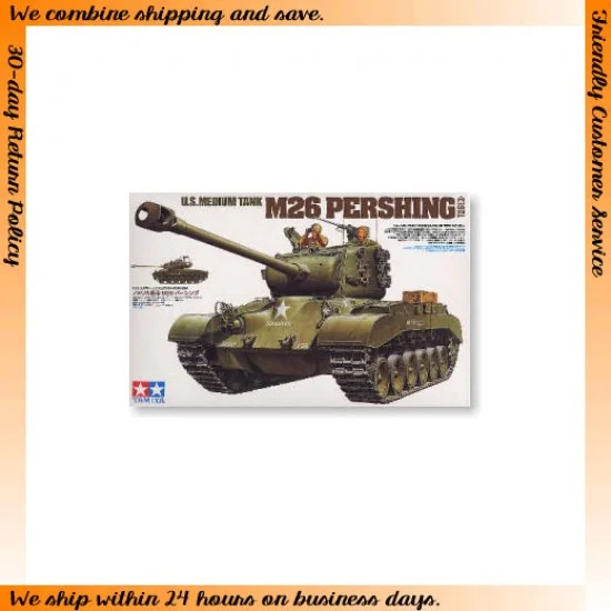 Tamiya 35254 1/35 US Med Tank M26 Pershing - Military Vehicles & Tanks