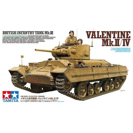 Tamiya 35352 1/35 British Infantry Tank Mk.III - Valentine Mk.II/IV