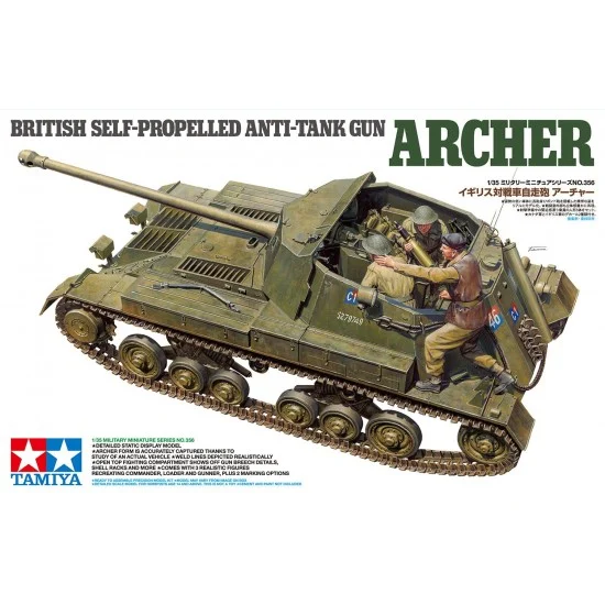 Tamiya 35356 1/35 WWII British Self-Propelled Anti-Tank Gun Archer