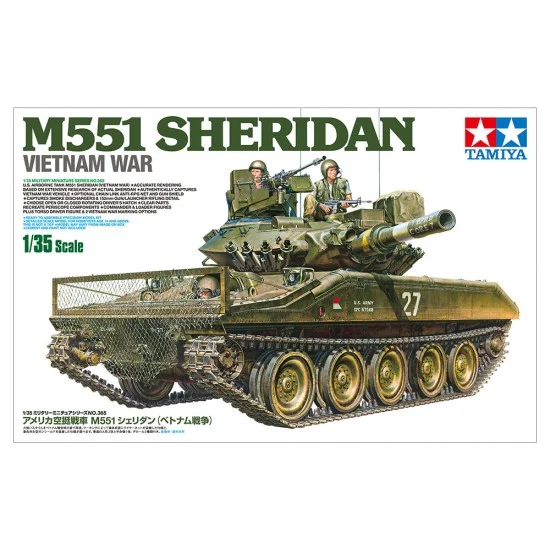 Tamiya 35365 1/35 US Airborne M551 Sheridan (Vietnam) - Military Vehicles & Tanks