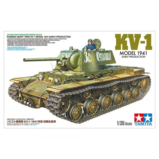 Tamiya 35372 1/35 Russian Heavy Tank KV-1 Model 1941