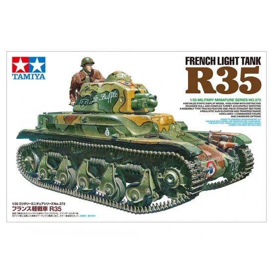 Tamiya 35373 1/35 French Light Tank R35 - Military Vehicles & Tanks