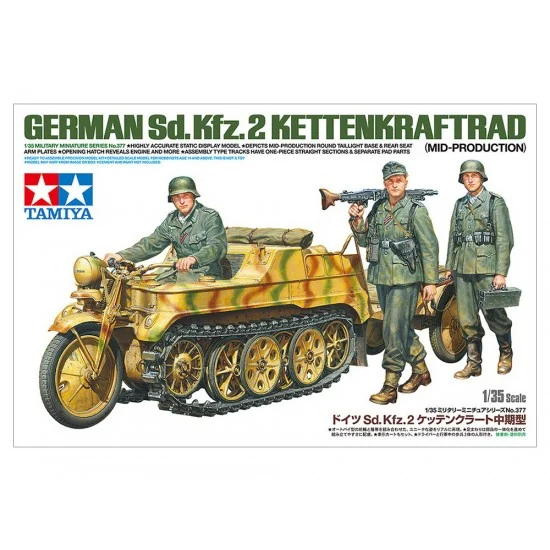 Tamiya 35377 1/35 German SdKfz.2 Kettenkraftrad Mid-Production