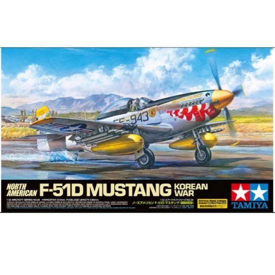 Tamiya 60328 1/32 Korean War North American F-51D Mustang