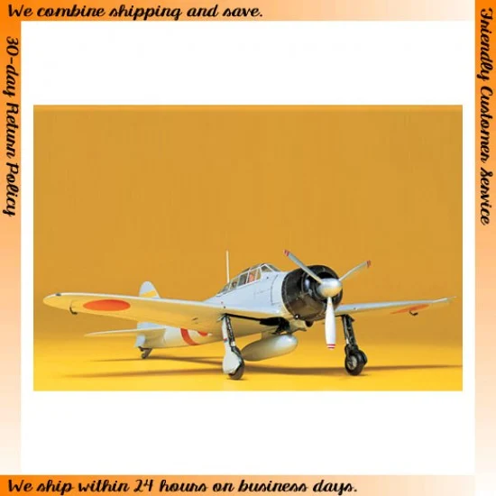 Tamiya 61016 1/48 Mitsubishi A6M2 Type 21 Zero Fighter Kit - Model Planes