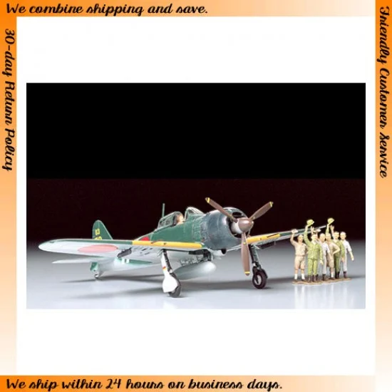 Tamiya 61027 1/48 Mitsubishi A6M5C Type 52 Zero Fighter Kit - Model Planes