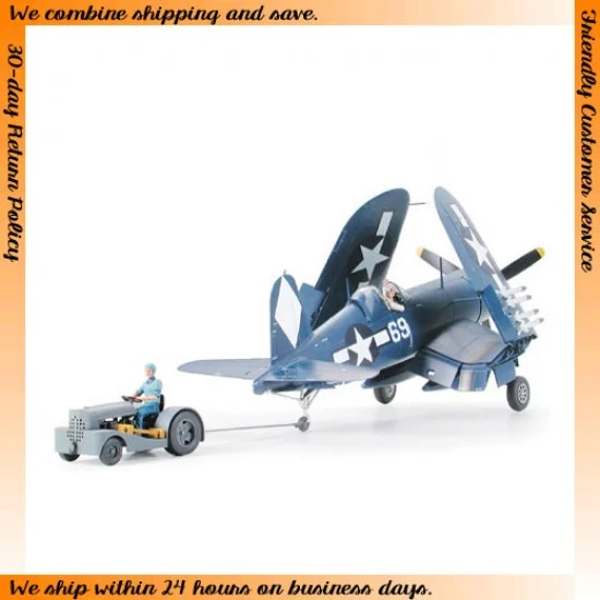 Tamiya 61085 1/48 Vought F4U-1D Corsair-w/Moto-Tug