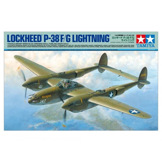 Tamiya 61120 1/48 Lockheed P-38 F/G Lightning