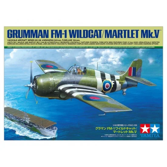 Tamiya 61126 1/48 Grumman FM-1 Wildcat/Martlet