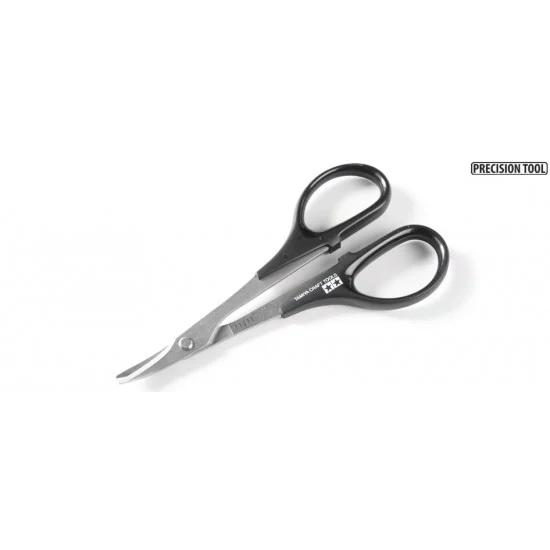 Tamiya 74005 Curved Scissors (Length: 140mm) - Hobby Tools & Supplies