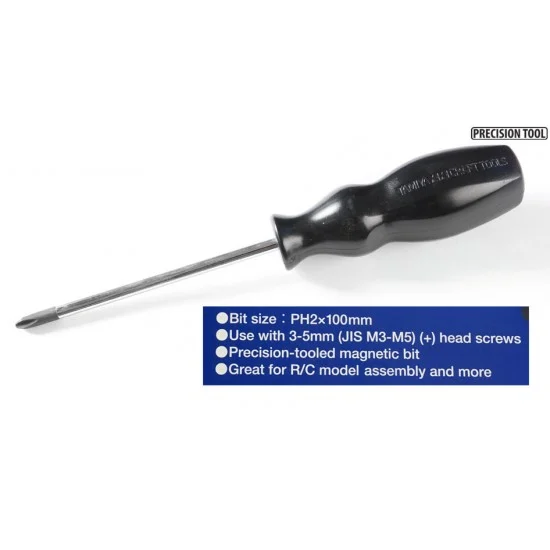 Tamiya 74006 Screwdriver Philips #2 Lrg - MK806