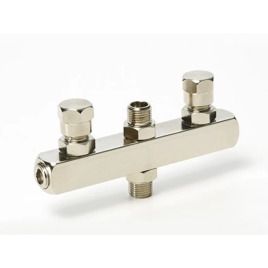 Tamiya 74546 Airbrush Manifold 3 Ports (joint sizes: PF1/8 S) - Hobby & Model Paints