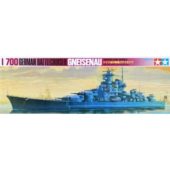 Tamiya 77520 1/700 German Battlecruiser Gneisenau - CP120 (31802)