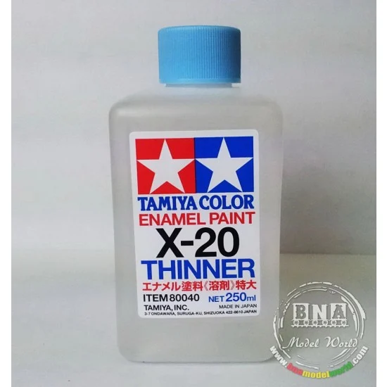 Tamiya 80040 X-20 Enamel Paint Thinner (250ml)