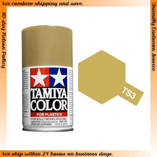 Tamiya 85003 Lacquer Spray Paint TS-3 Dark Yellow (100ml)