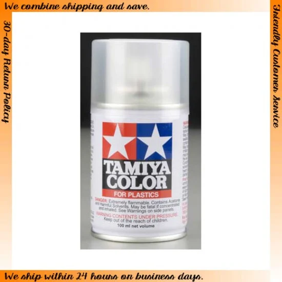 Tamiya 85080 Lacquer Spray Paint TS-80 Flat Clear (100ml)