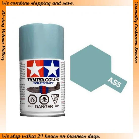 Tamiya 86505 Lacquer Spray Paint AS-5 Light Blue (Luftwaffe) for Aircraft kits (100ml)