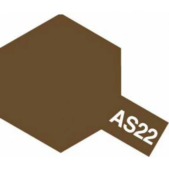 Tamiya 86522 Lacquer Spray Paint AS-22 Dark Earth for Aircraft kits (100ml)