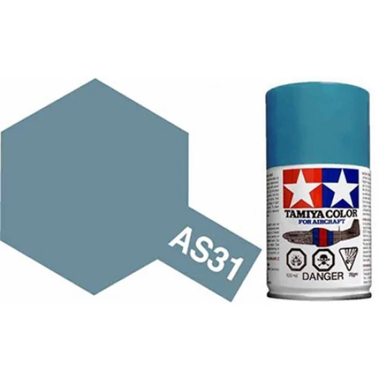 Tamiya 86531 Lacquer Spray Paint AS-31 Ocean Gray 2 (RAF) for Aircraft kits (100ml)