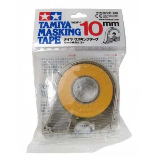 Tamiya 87031 Masking Tape 10mm w/Dispenser - Hobby & Model Paints