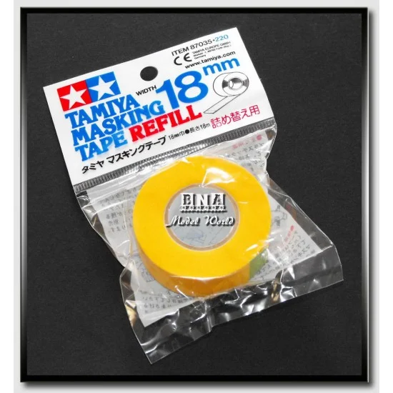 Tamiya 87035 Masking Tape Refill Width 18mm (Length 18m) - Hobby & Model Paints
