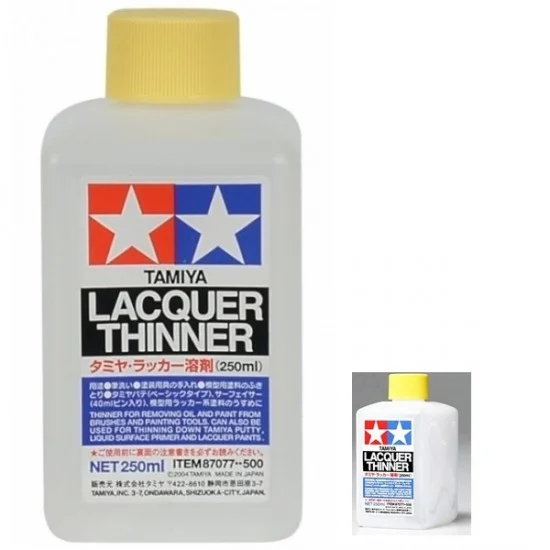 Tamiya 87077 Lacquer Thinner 250ml - Hobby & Model Paints